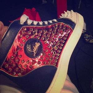 Red bottoms shoes